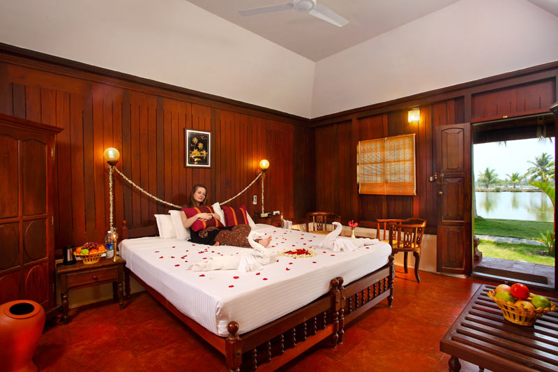 Rooms at  Kondai Lip Backwater Heritage Resort