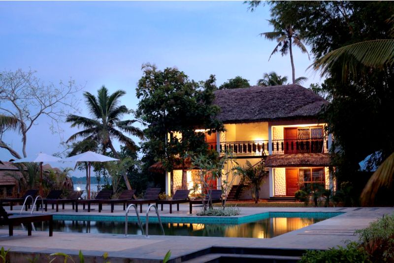front view view of  Deshadan Backwater Resort