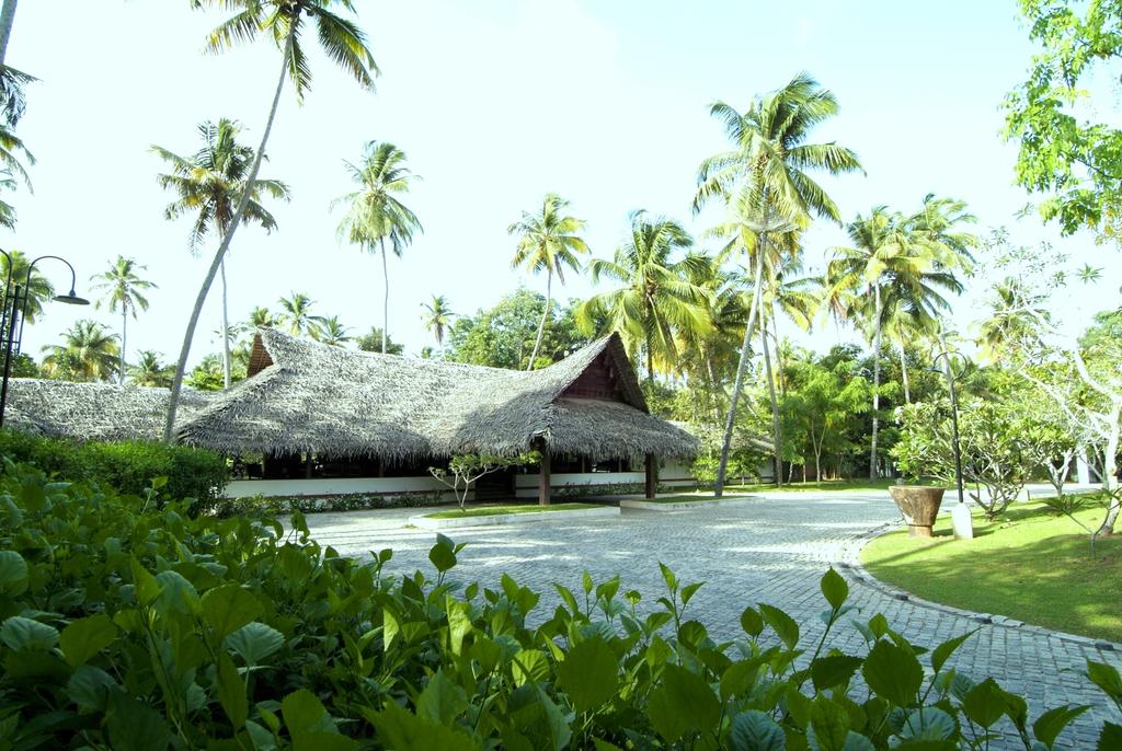 front view view of Marari Beach Resort