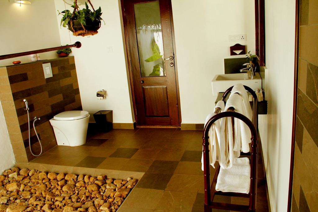washroom at Marari Beach Resort